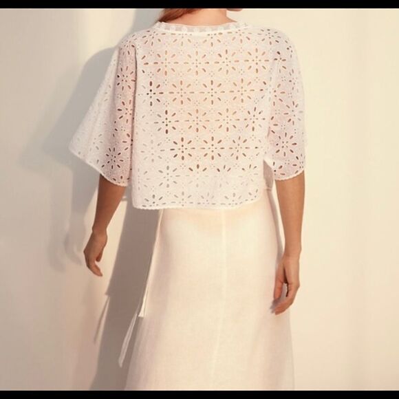 ARITIZA “La Boheme” Blayze Lace White Crop Blouse - Picture 3 of 8